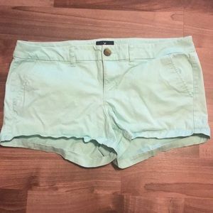 Mint American Eagle Shortie Shorts